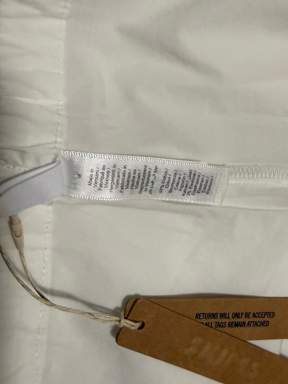 SKIMS White Wide Leg Pants - Picture 4 of 6